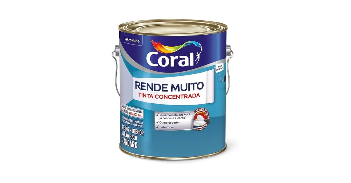Melhor Preço de Tinta Coral Rende Muito: Escolha Inteligente