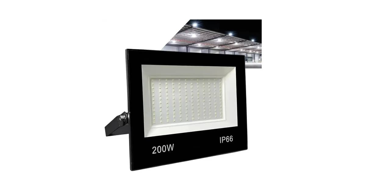 Melhor Refletor Led 200W: Potência e Economia