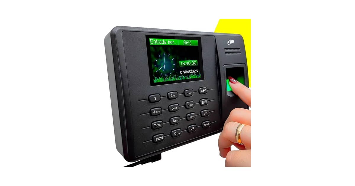 Melhor Relógio de Ponto Biométrico: Controle Inteligente