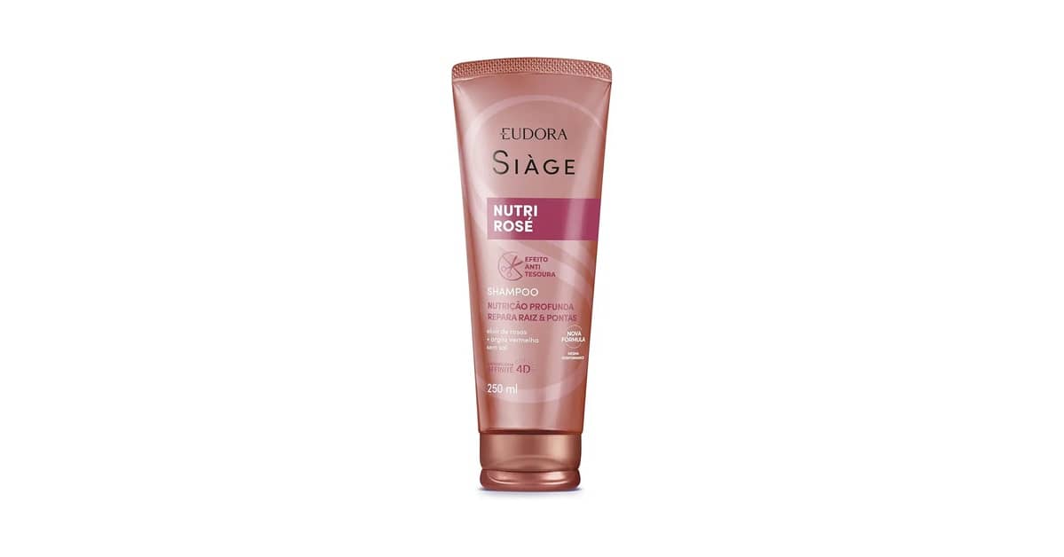 Melhor Shampoo de Nutrição Eudora: Nutrição Intensa
