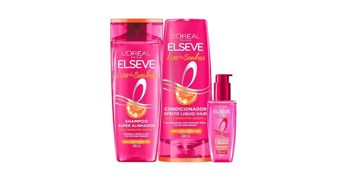 Melhor Shampoo e Condicionador Cabelo Liso: Kit Antifrizz
