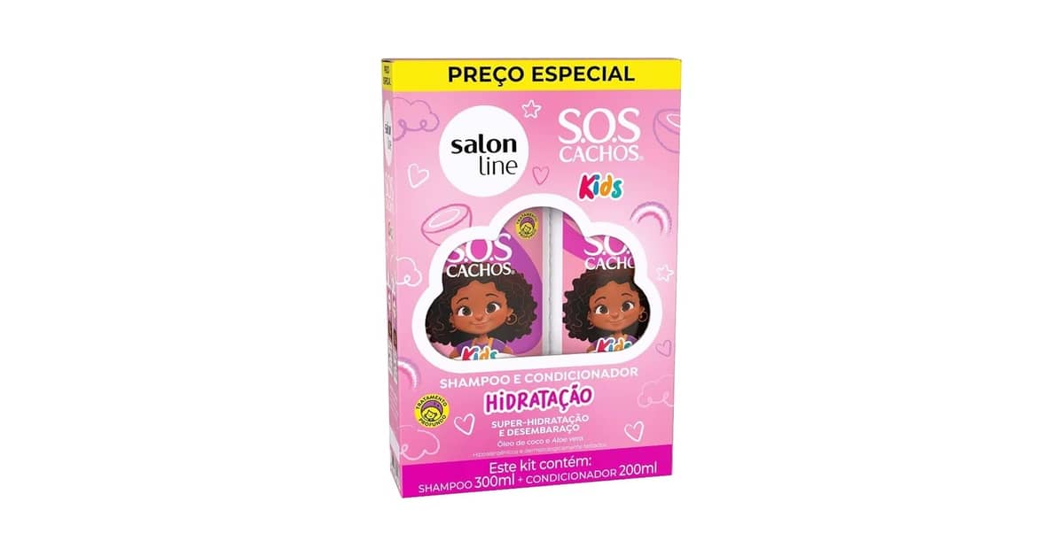 Melhor Shampoo e Condicionador para Cabelos Cacheados Infantil: Guia Completo
