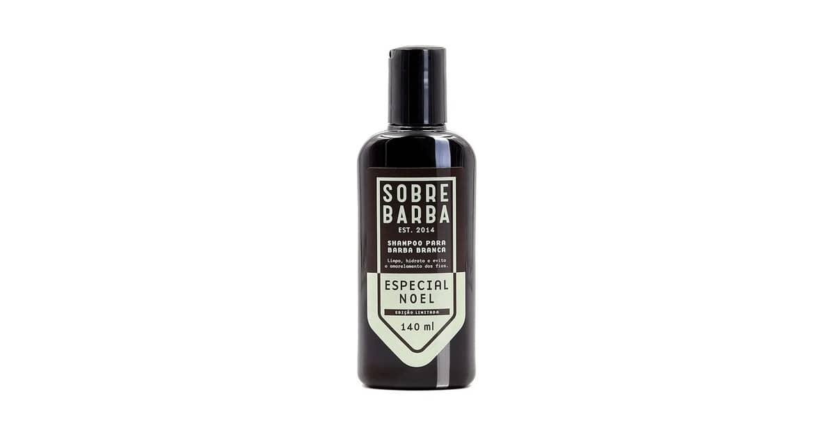 Melhor Shampoo para Barba Branca: Ingredientes Específicos
