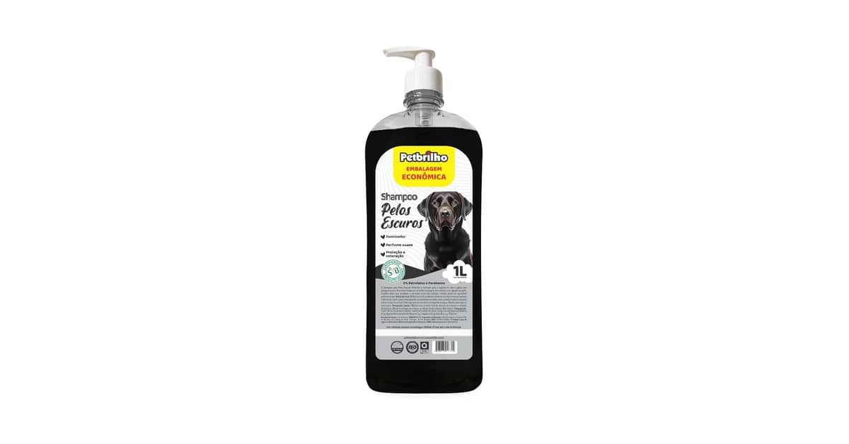 Melhor Shampoo para Cachorro Pelo Preto: Brilho e Limpeza Profunda