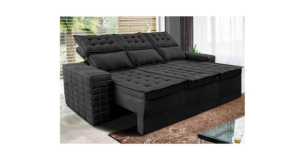 Melhor Sofá Black Friday: 10 Modelos Retráteis