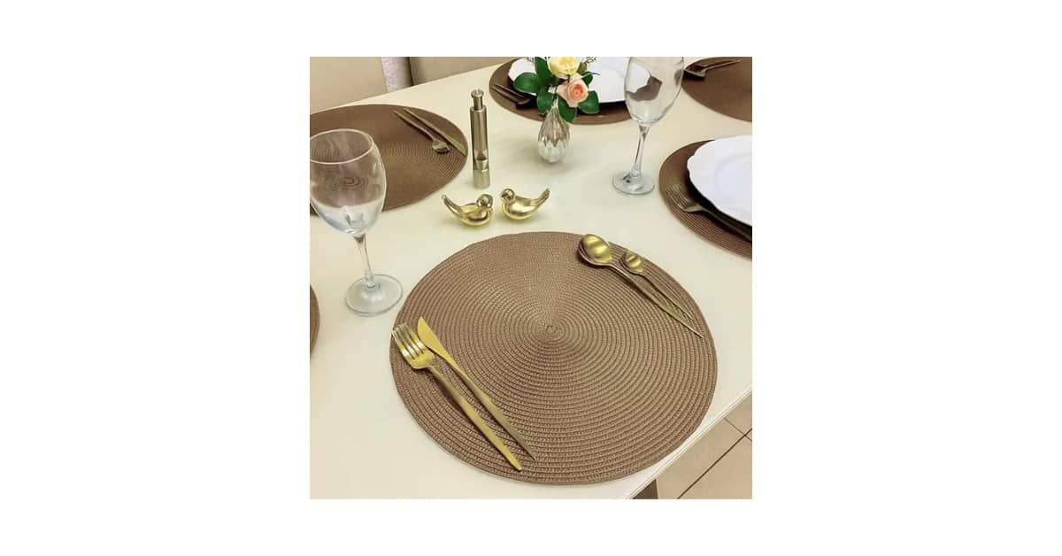 Melhor Sousplat: 10 Modelos para uma Mesa Elegante