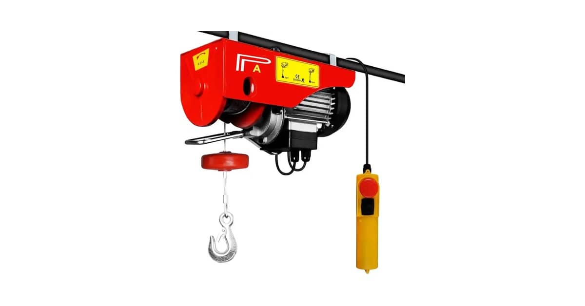 Melhor Talha Elétrica: Potência e Segurança para Elevação