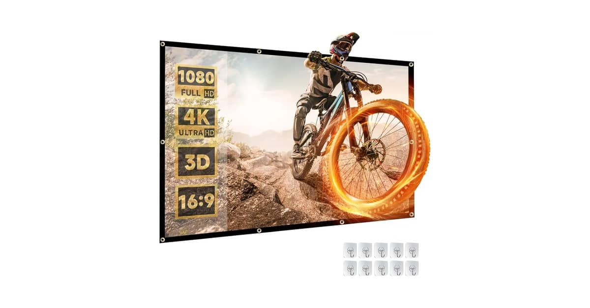 Melhor Tela para Projetor Hy320: Guia de Tamanhos e Portabilidade