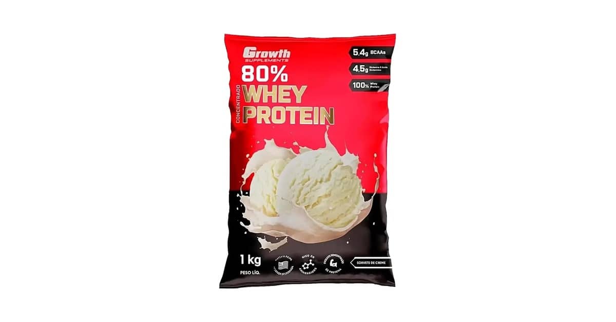 Melhor Whey Protein Growth: Ganho Muscular Essencial