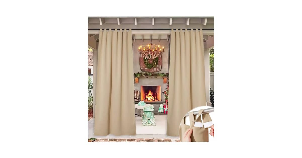 Qual a cortina de varanda mais durável contra sol? 8 Melhores