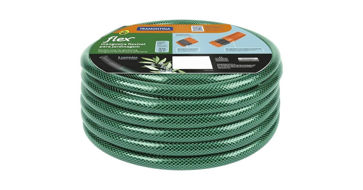 Qual a mangueira 1/2 polegada mais durável no sol? 4 Modelos