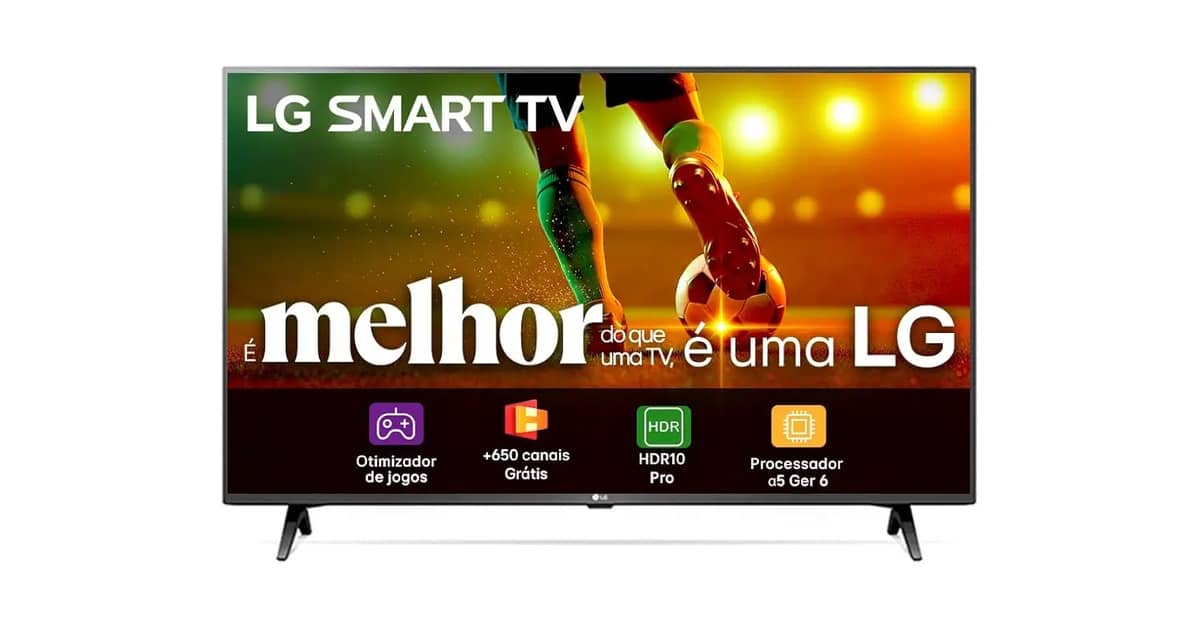 Qual a TV LG 43 polegadas que gasta menos energia? 4 Modelos Eficientes