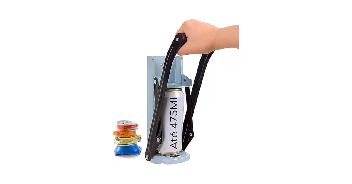 Qual Melhor Amassador de Latas Para Reciclagem?