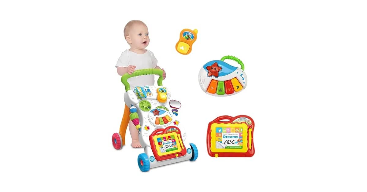 Qual Melhor Andador Para Bebê Com Atividades Musicais e Como Escolher
