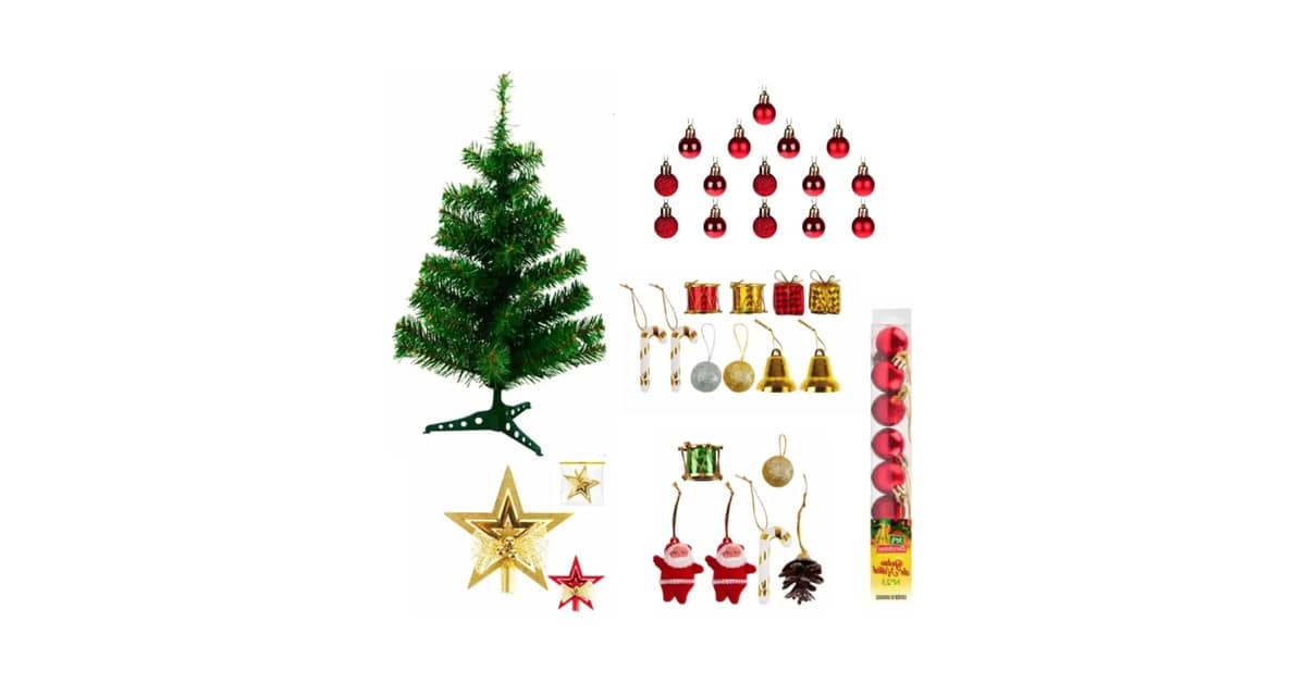 Qual Melhor Árvore de Natal Decorada Pequena: 10 Kits Prontos