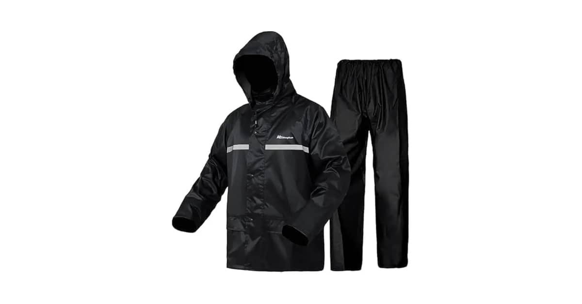 Qual Melhor Capa de Chuva Para Motoqueiro de Duas Peças? PVC vs Nylon