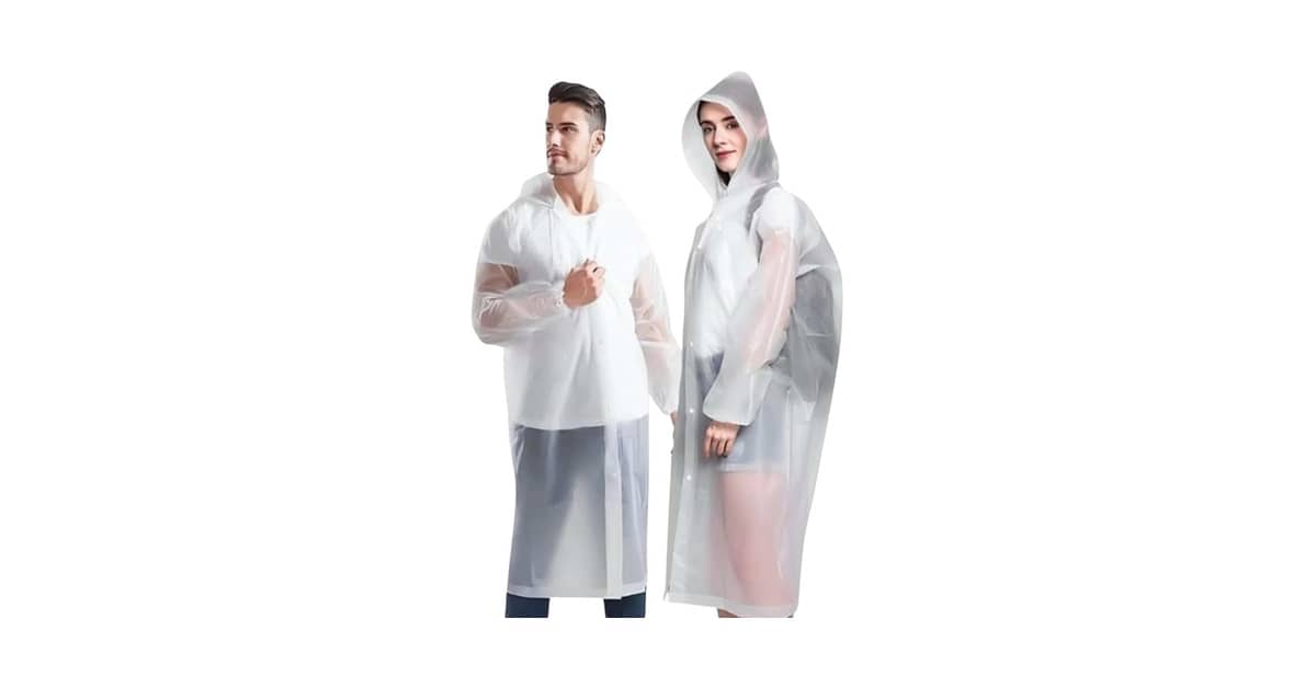 Qual Melhor Capa de Chuva Reutilizável: EVA ou PVC?