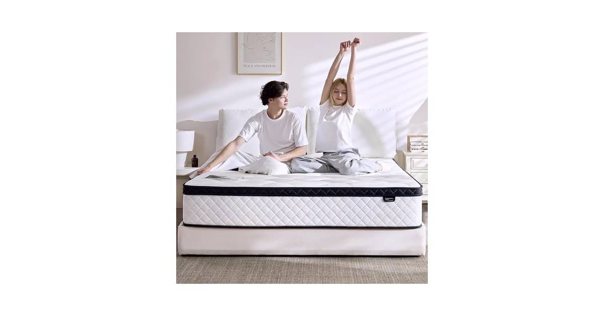 Qual Melhor Colchão com Molas e Camada de Espuma de Memória? O Guia dos 3 Híbridos