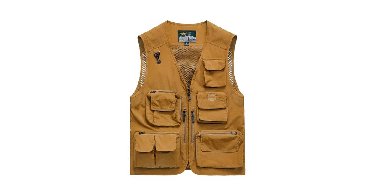 Qual Melhor Colete de Pesca com Bolsos? 10 Modelos