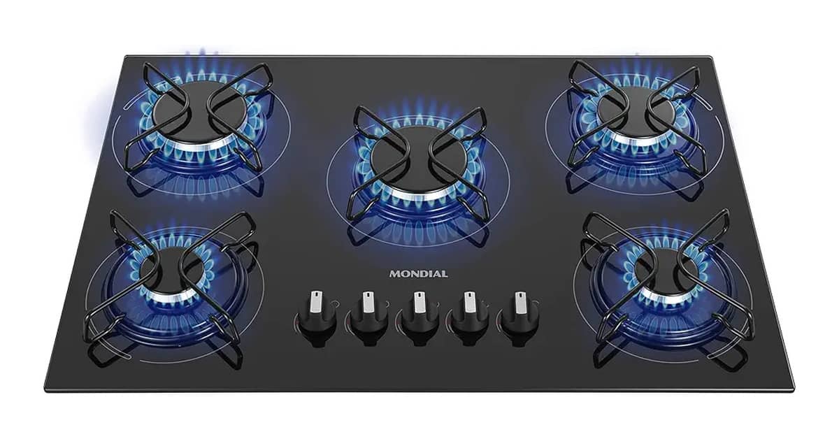 Qual Melhor Cooktop 5 Bocas a Gás: Vidro ou Inox?