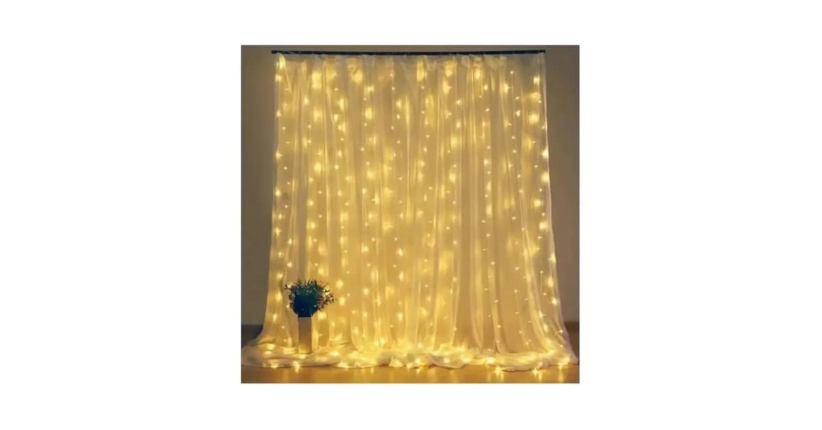 Qual Melhor Cortina de LED 4 metros? USB vs Bateria