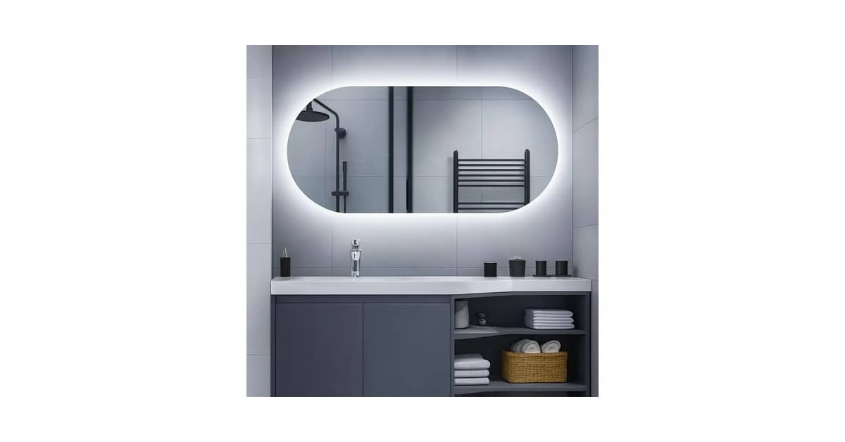 Qual Melhor Espelho Para Banheiro Com Iluminação Led? Guia