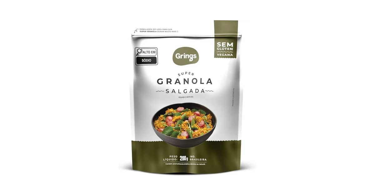 Qual Melhor Granola Salgada? Sabores Low Carb e Keto