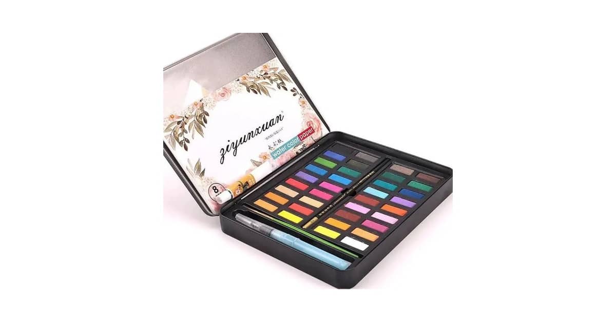 Qual Melhor Kit de Aquarela em Pastilha: 10 Modelos