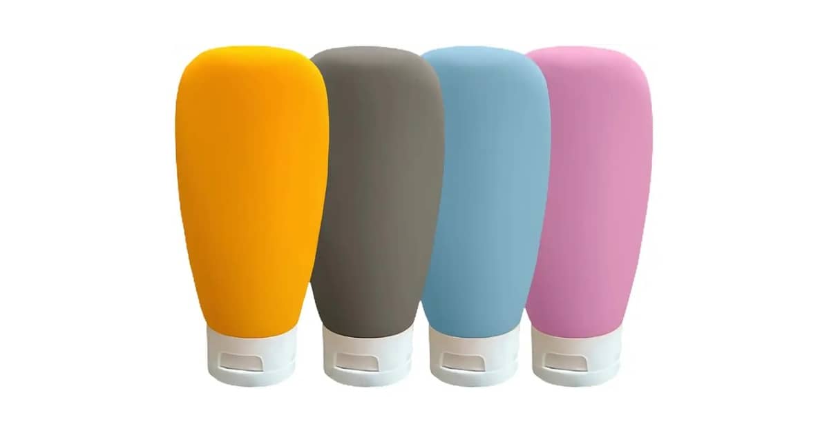 Qual Melhor Kit de Frascos de Silicone Para Viagem: 4, 6 ou 17 Peças?