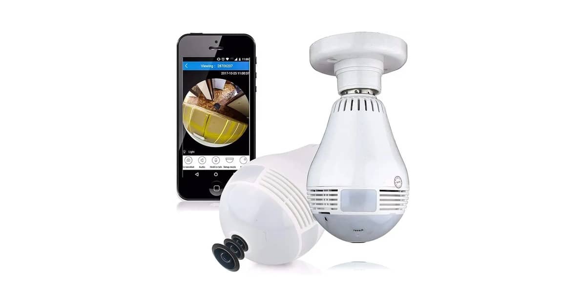 Qual Melhor Lampada Espia Com Visão Noturna e Wi-Fi?
