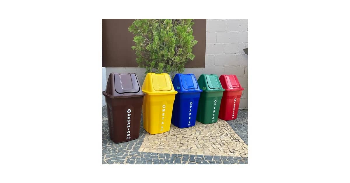 Qual Melhor Lixeira Para Coleta Seletiva Em Casa? Dupla ou Kit Completo?