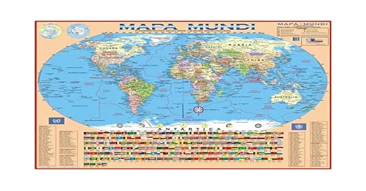 Qual Melhor Mapa Mundi de Parede: Decorar ou Marcar?