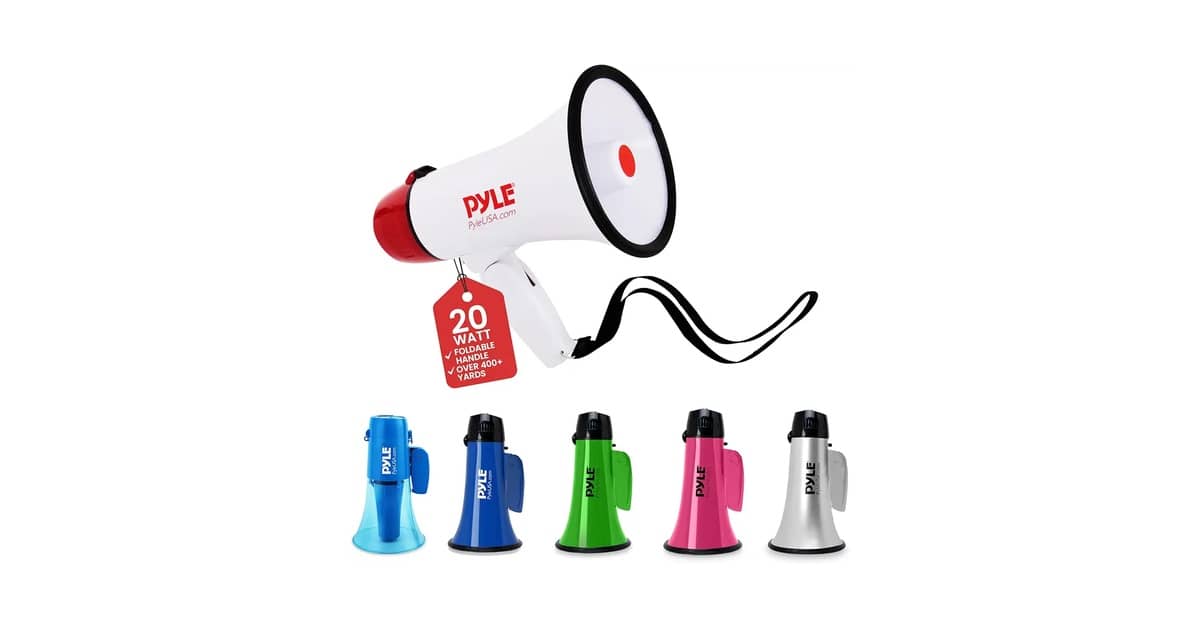 Qual Melhor Megafone? Dos 20W aos 50W com Gravador