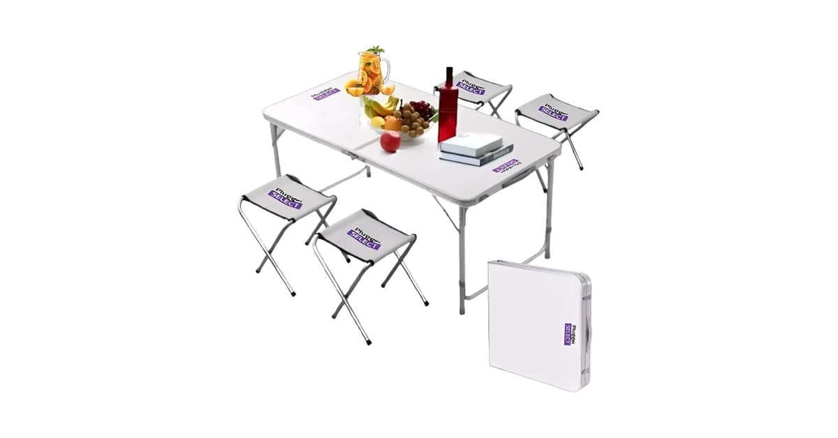 Qual Melhor Mesa de Camping Dobrável com Bancos que Vira Maleta?
