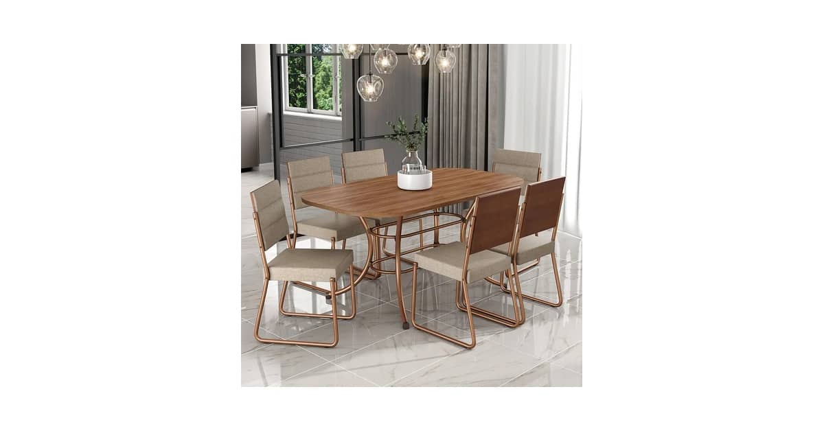 Qual Melhor Mesa de Jantar de 6 Lugares Para Família