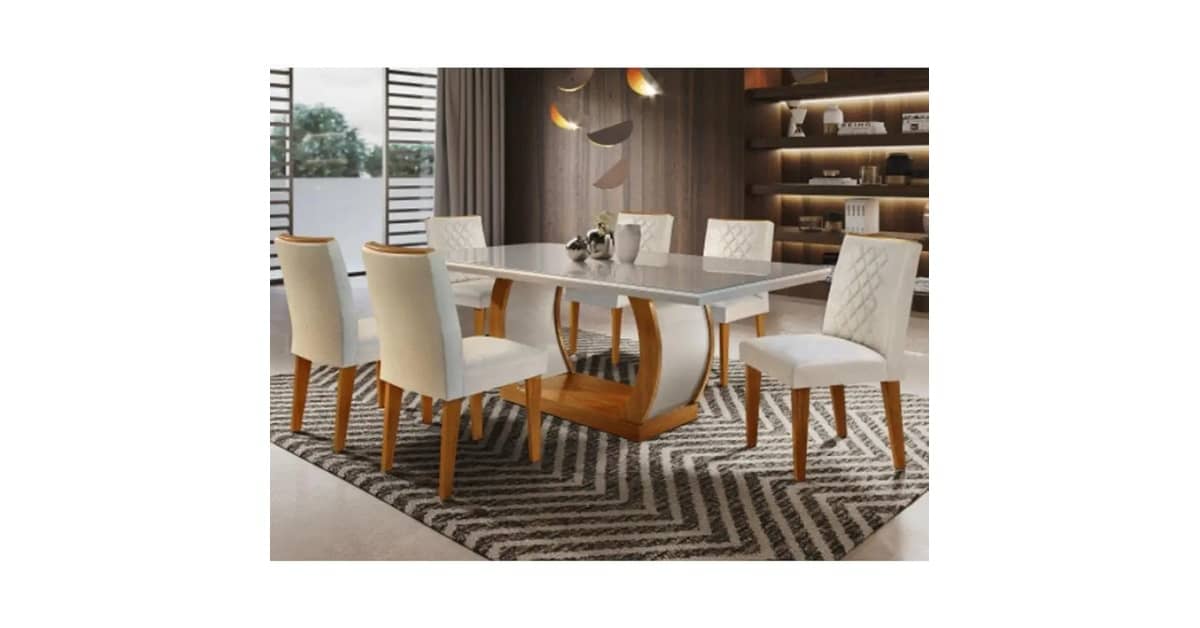 Qual Melhor Mesa de Jantar de Vidro com 6 Cadeiras? Guia de Estilos