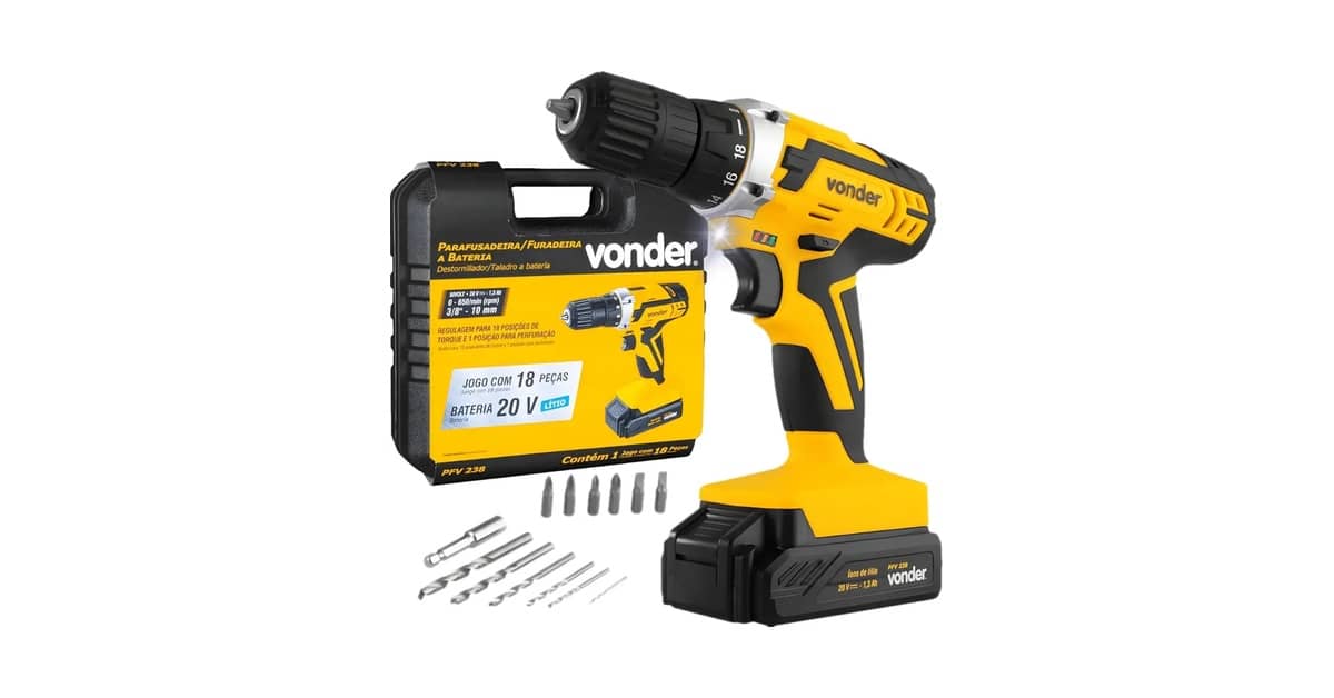 Qual Melhor Parafusadeira Vonder: Guia por Voltagem