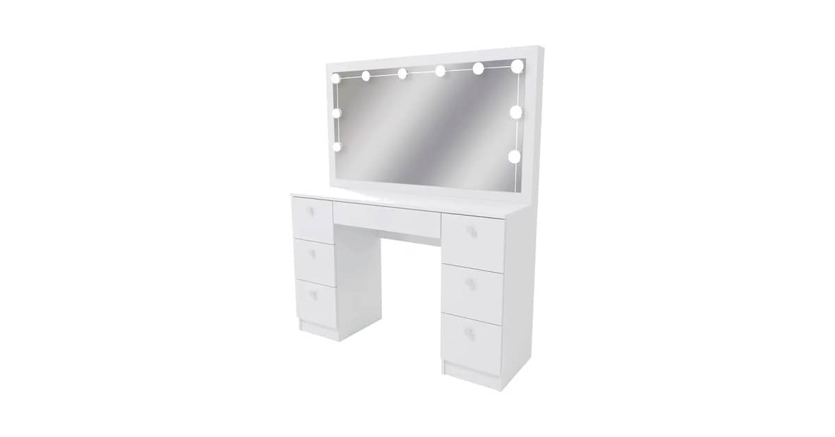 Qual Melhor Penteadeira com Luzes de Camarim: Guia