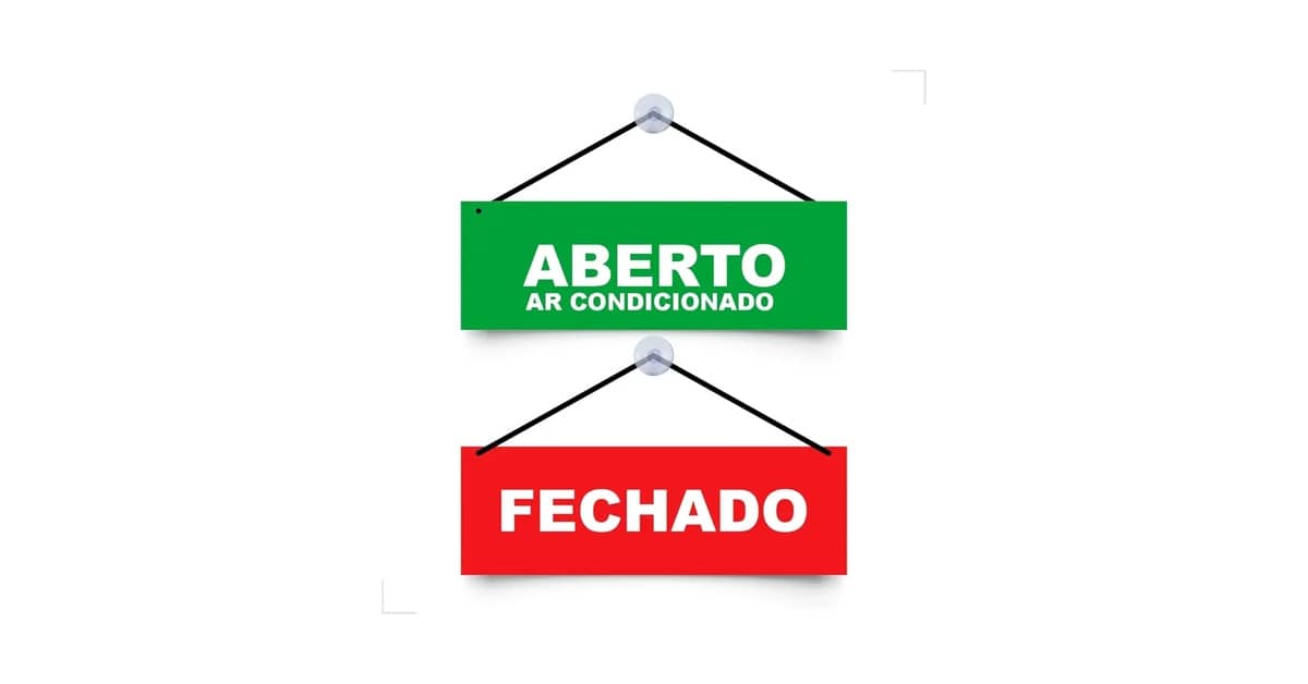 Qual Melhor Placa de "Aberto/Fechado": Guia Final