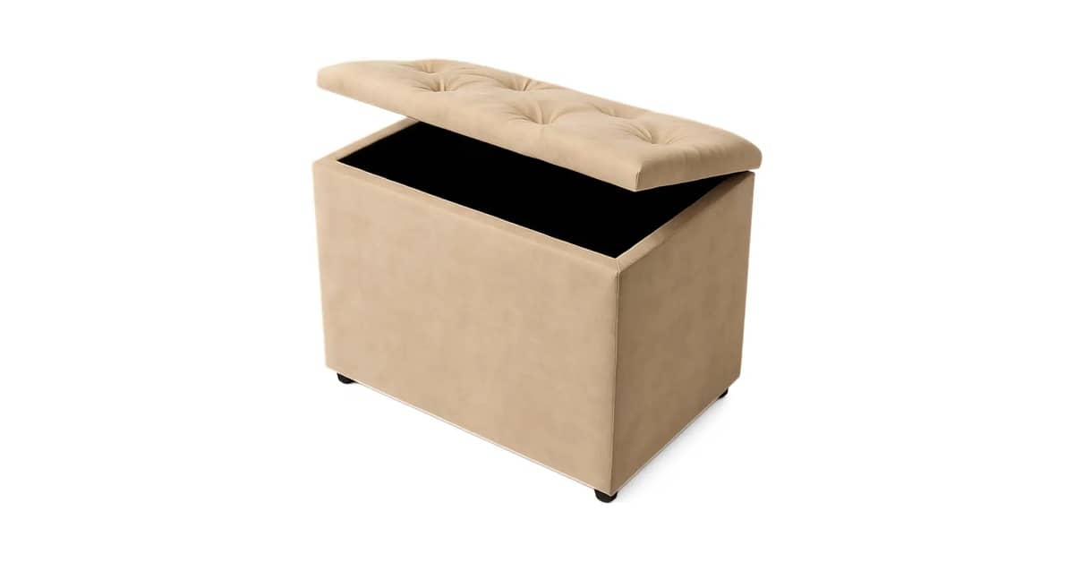 Qual Melhor Puff Baú para Guardar Objetos na Sala: Guia