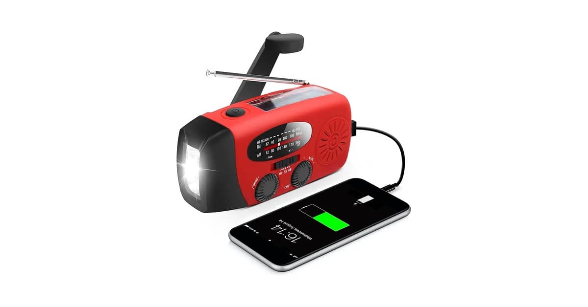 Qual Melhor Rádio de Emergência a Manivela? 10 Opções