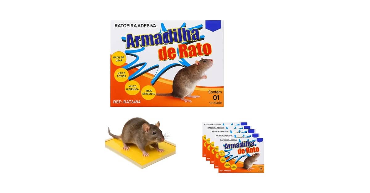 Qual Melhor Ratoeira Adesiva? Análise de Força e Tamanho
