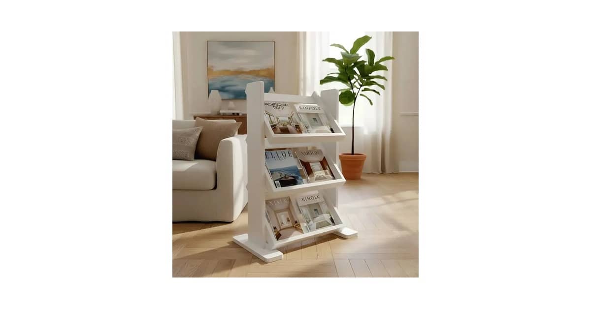 Qual Melhor Revisteiro de Chão Para Organizar e Decorar?