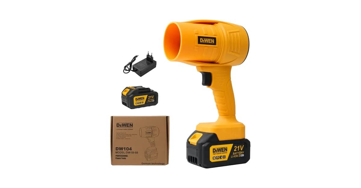 Qual Melhor Soprador de Folhas a Bateria? Potência vs. Peso