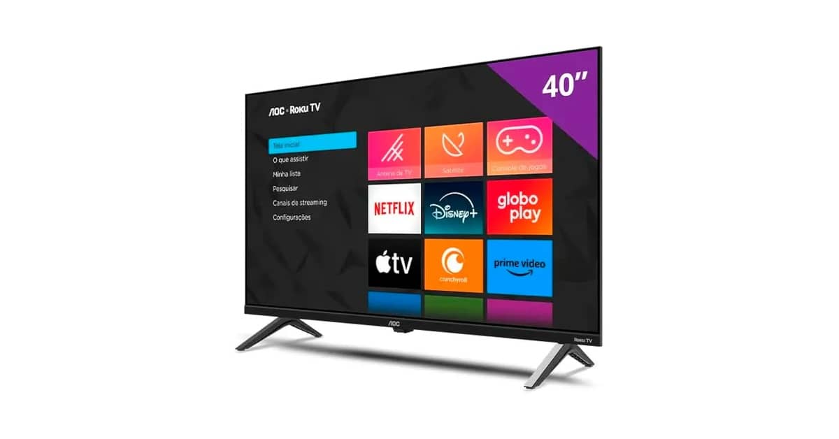Qual Melhor TV 40 polegadas: Roku, Android ou VIDAA?