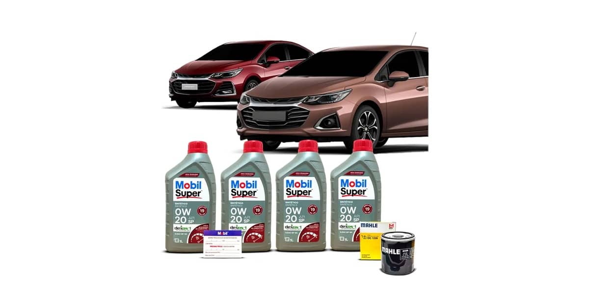 Qual Óleo Usar no Chevrolet Cruze: Guia Mobil 0W20
