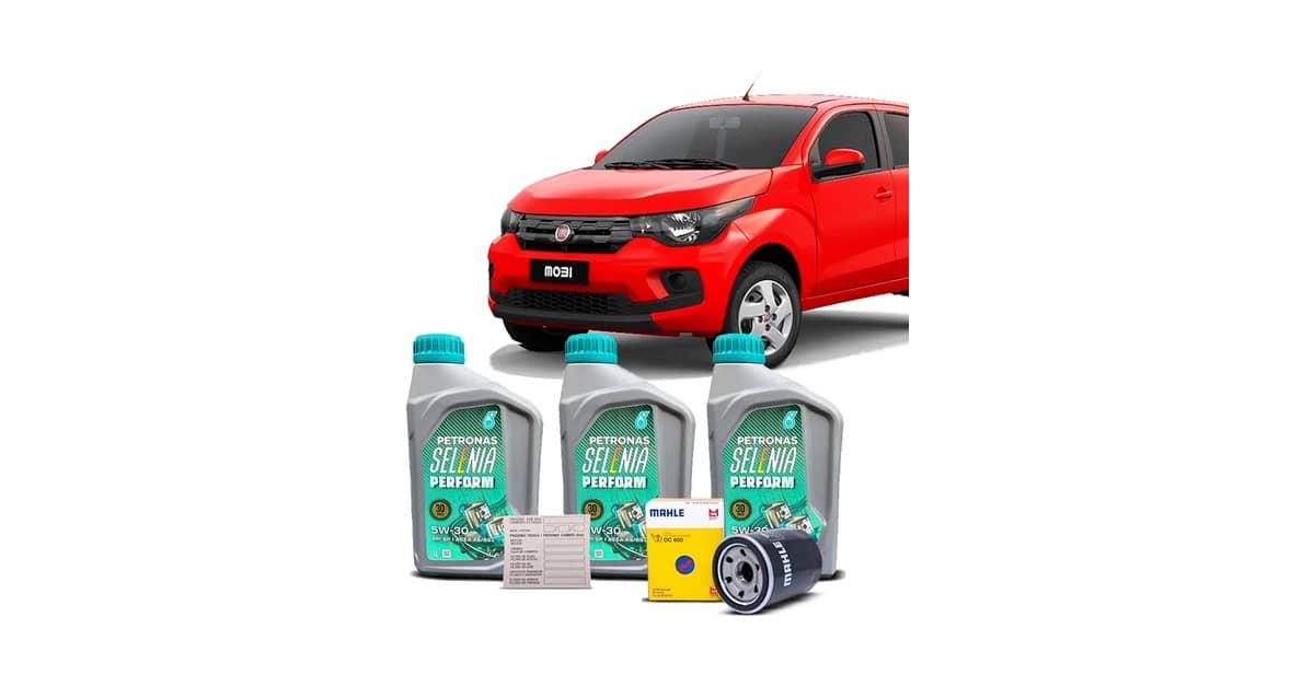 Qual Óleo Usar no Fiat Mobi: Guia 5W30 e 0W20