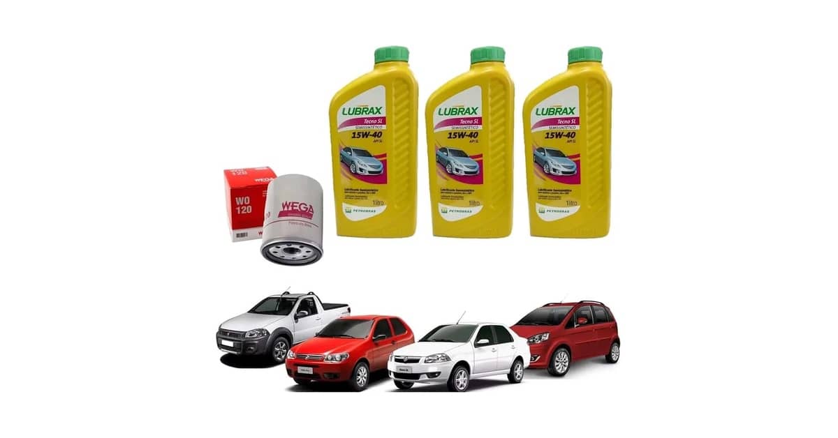 Qual Óleo Usar no Fiat Palio 1.8: Opção 15W40 Ideal