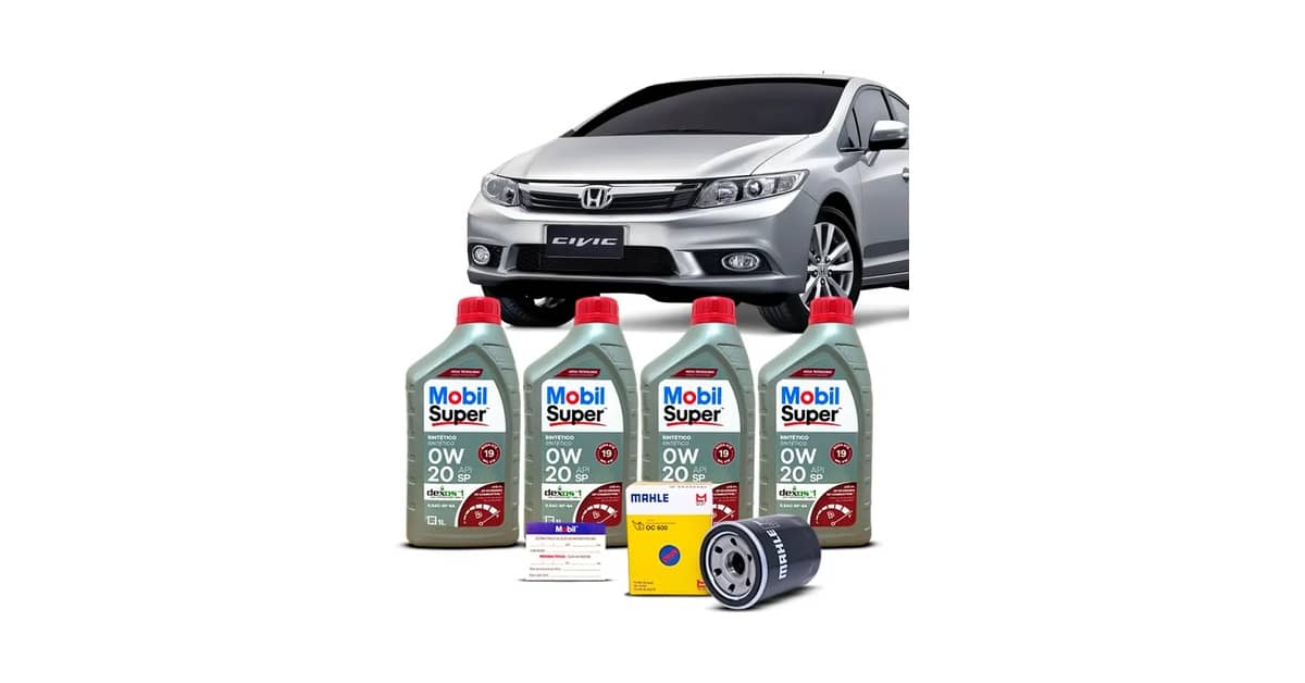 Qual Óleo Usar no Honda Civic: Guia de Viscosidade