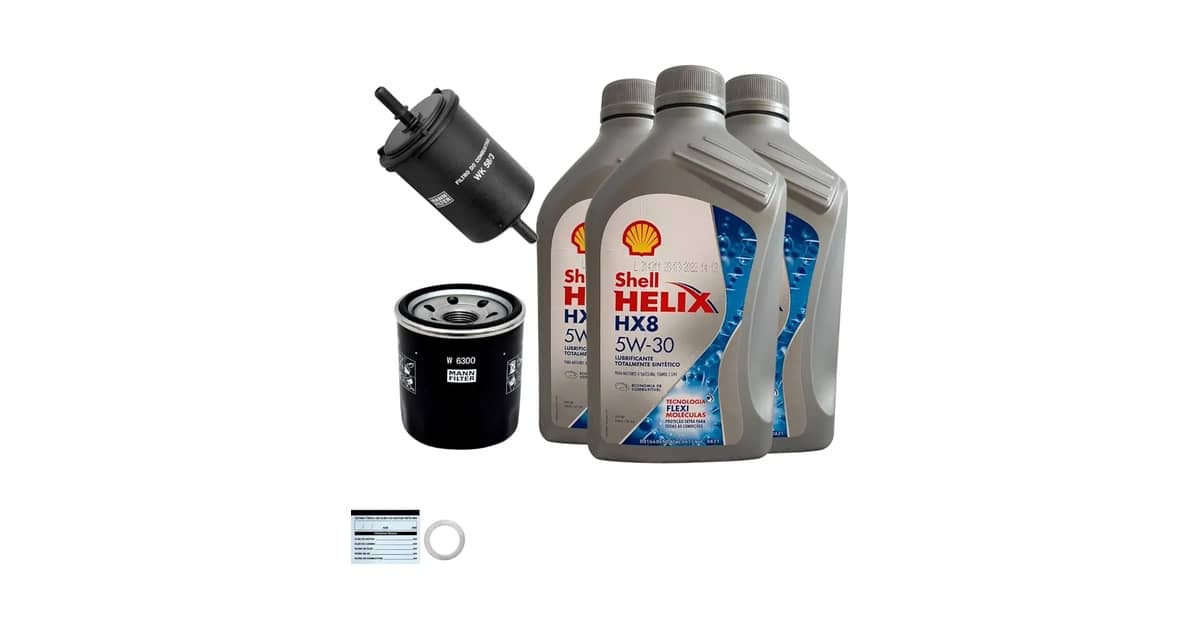 Qual Óleo Usar no Hyundai HB20 1.0: Guia do Kit Shell 5W30